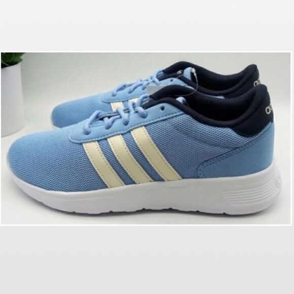 New Adidas Shoes Womens Size 6.5 Blue White Athletic Active Sneakers Logo NWT - Picture 10 of 16